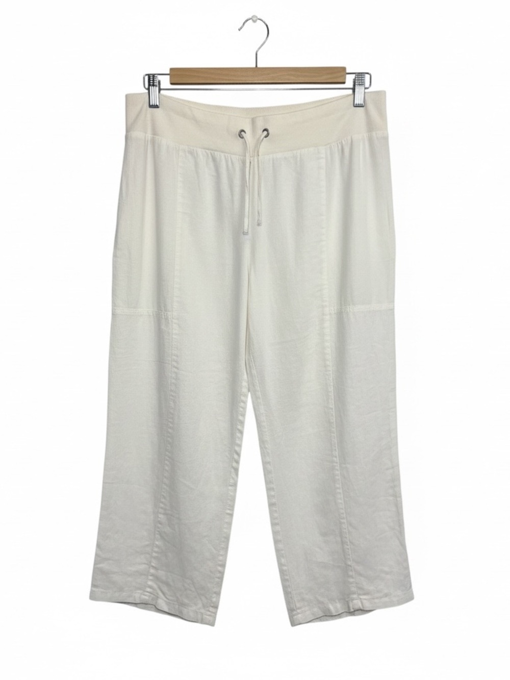 Eileen Fisher Organic Linen Pants White